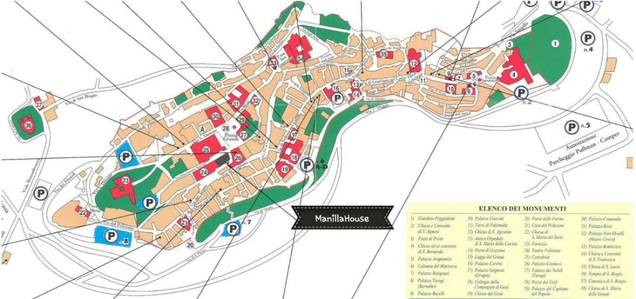 Gasthof Manillahouse Montepulciano Stazione